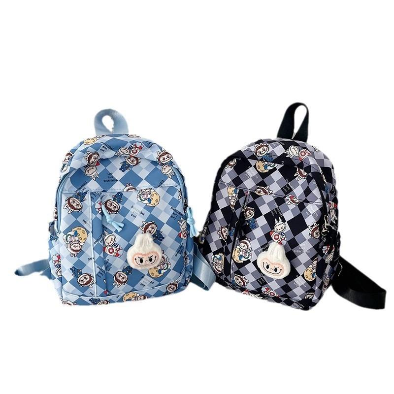 School bag children's new primary school backpack cartoon cute printing light weight backpack tide