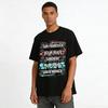 California City Print Tshirt Casual Loose Coconut Tree Top Pure Cotton T-shirt