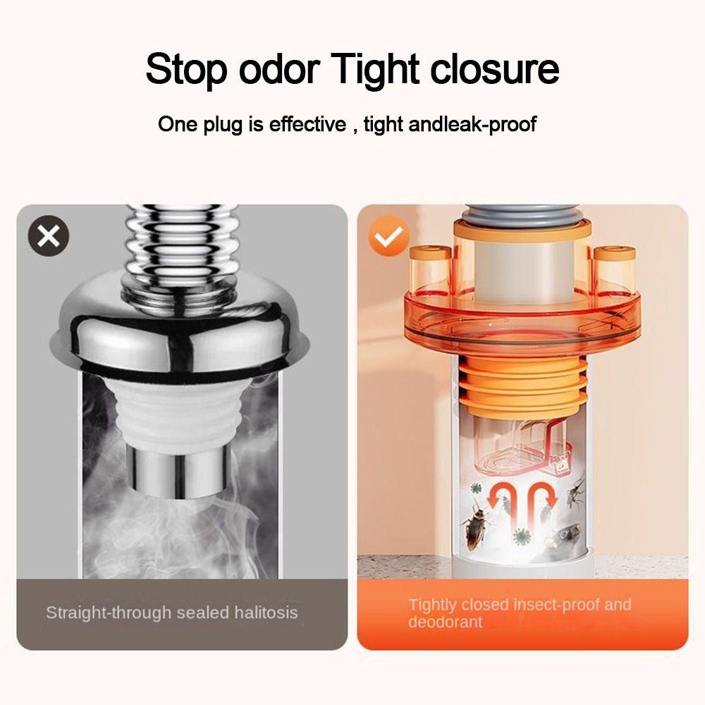 Anti Odor Kitchen Basin Sewer Branch Drainage Water Pipe Joint  Washing Machine Downpipe Supplies