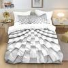 2/3pcs Bedding Set Digital Print Comfortable Duvet Cover for Home Bedroom Decoration, 1 Duvet Cover and 2pillowcase with Zippers