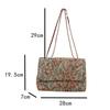 Envelope Bag Summer Flower Printing Cover Type Fashion Casual Shoulder Bag National Style Chain Handbag For Women KTY