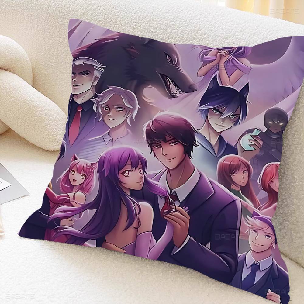 Game Aphmau Cushion Cover Polyester Sofa Cushions Decorative Throw Pillows Home Decoration Pillowcover