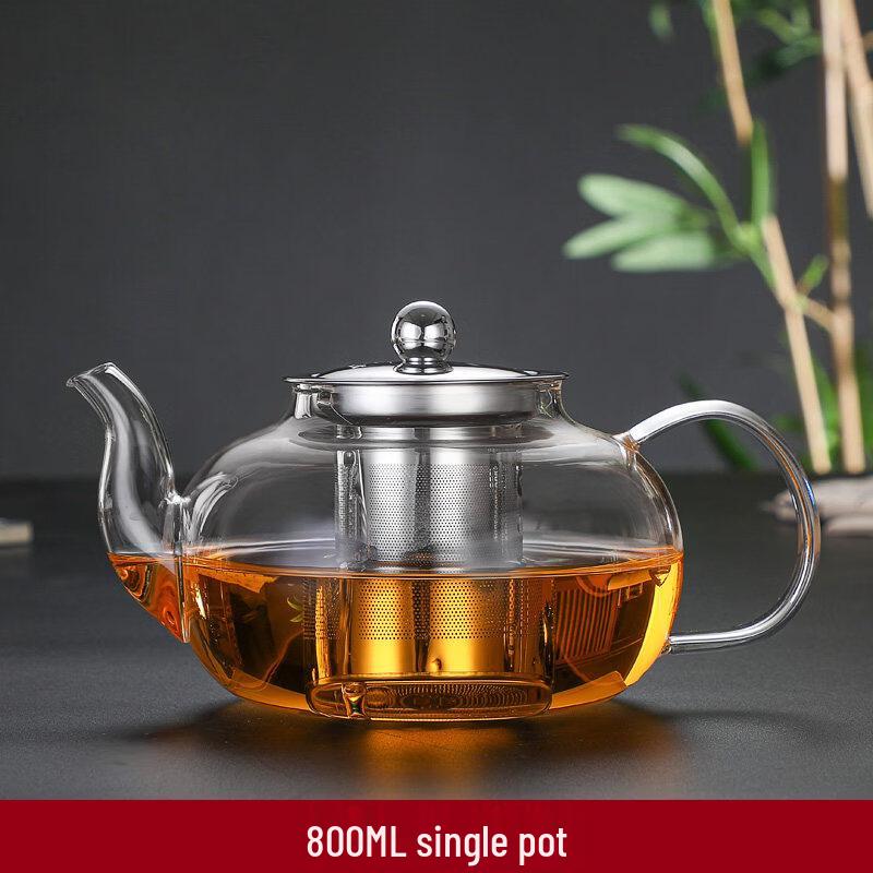 ZISIZ Heat-Resistant Glass Teapot