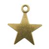 Nested Star Charms Multi Color Alloy Pendants For Double Star Themed Jewelry