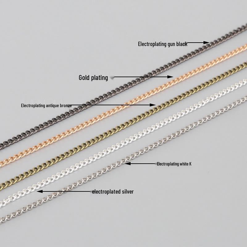 5m DIY Metal Chain for Jewelry Making: Handmade Earrings, Bracelets & Necklaces
