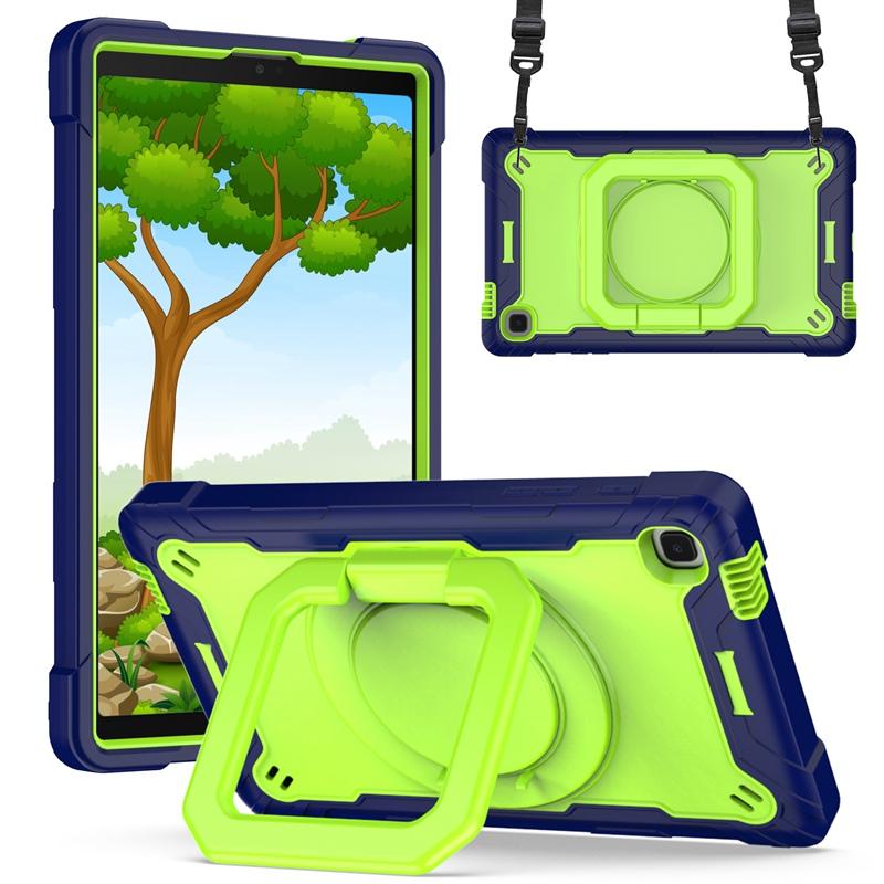 Tablet Cases Case For Samsung T220 T225 8.7 Inch Hand Ring Stand Kids Cover For Samsung Galaxy Tab A7 Lite 8.7 2021 Sm-t220 Sm-t225 Fundas