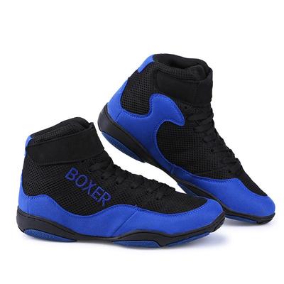 Leichte Gymnastik-Ringer-Schuhe Herren Damen Atmungsaktives Netz-Boxschuhe Damen Atmungsaktive Sneaker für Kampfsport Freikampf