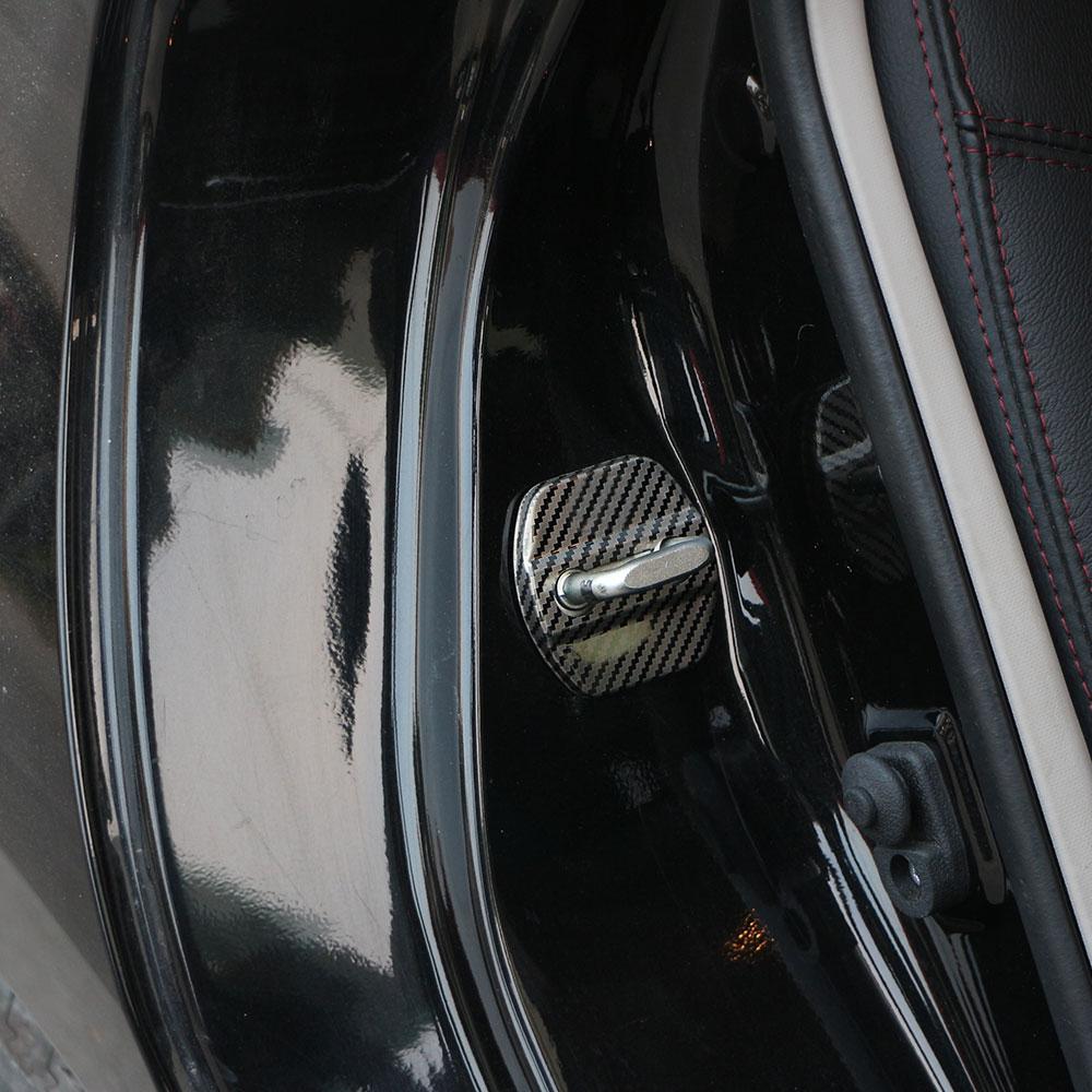 Car Door Lock Cover for Nissan Z Z33 Z34 350Z 370Z Fairlady Z GT4 Roadster NSport Car Interior Door Lock Buckle Protection Cover