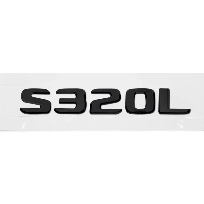 CAG5 3D Car Letter Stickers Rear Trunk Badge Decals for Mercedes Benz S300L S320L S500L S500 S550 S600L S600 S650 S Class Emblem