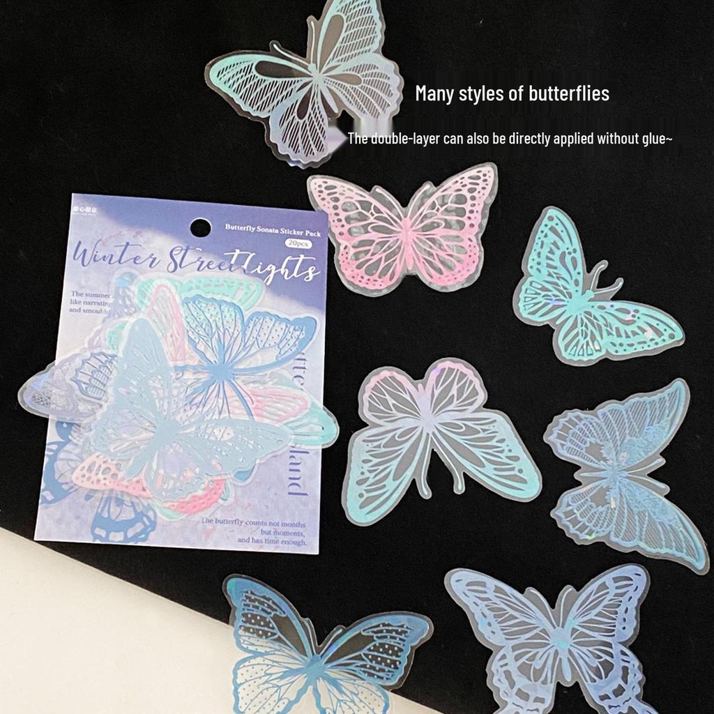 Butterfly Face Stickers: Creative Makeup Accessories for Photoshoots & Selfies