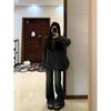 T-shirt a righe da donna di alta qualità con scollo rotondo e maniche lunghe - Vestibilità ampia stile coreano per l'inizio dell'autunno