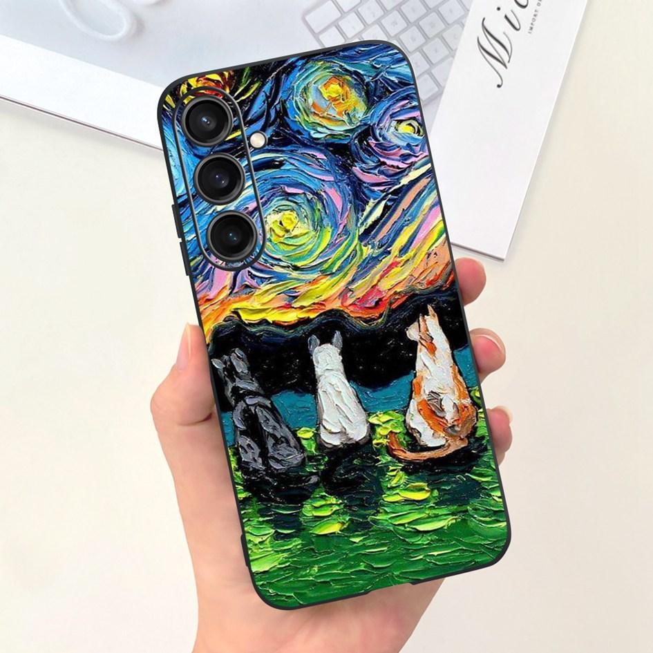For Samsung Galaxy A25 2023 Case SM-A256B Cover Popular Flower Cartoon Soft Silicone Funda For Samsung A35 A25 5G A 25 Protector