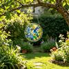 Acryl Puzzlesonnensammler, Lebensbaum/Blumen im Buntglas-Stil Fensterhänge-Dekoration, DIY Sonnensammler-Set für Zuhause, Garten