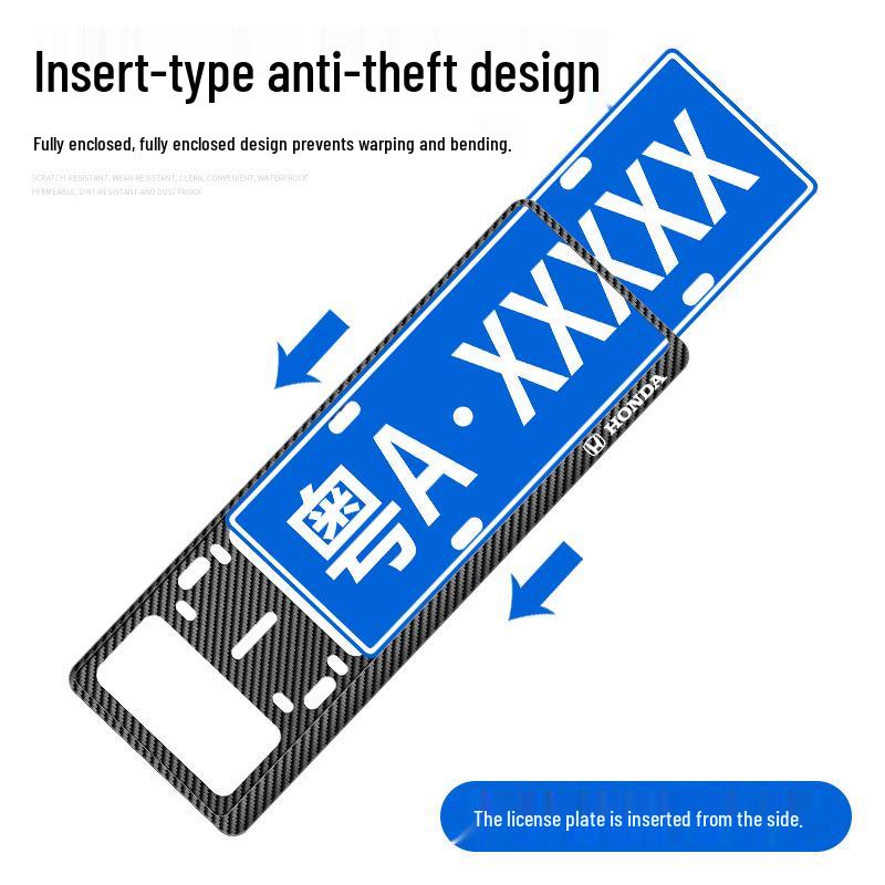 Honda Civic Accord CRV License Plate Frame Holder