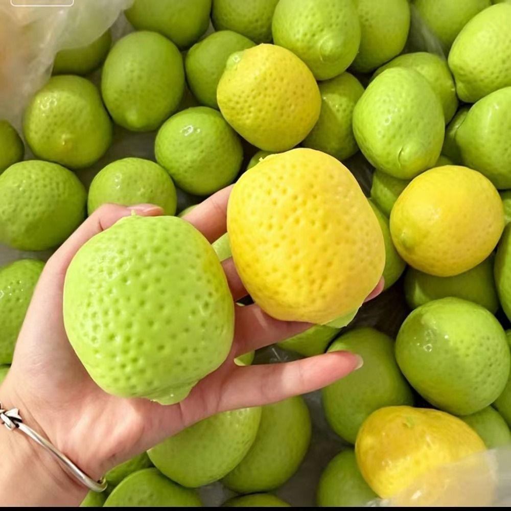 Handmade Lemon Stress Ball Color Changing Crunchy Squishy Fidget Ball Pinch Le Office