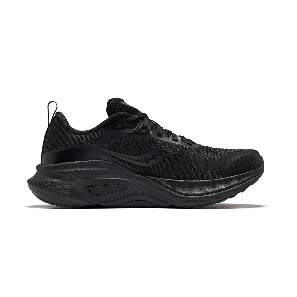 SAUCONY Pwrvizi Wysokoelastyczne Eva Buty do Biegania Treningowe Wsparcie Niskie Casualowe Miejskie Dojazdy Unisex sneaker Czarny S28225-4