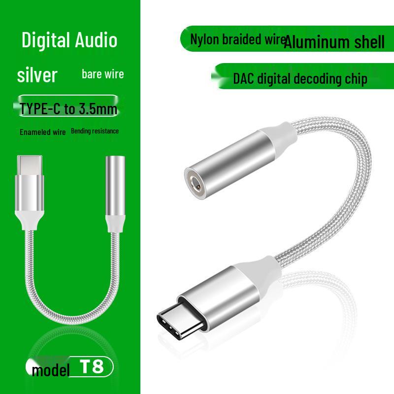 Type-C to 3.5mm Headphone Adapter for Huawei, Samsung, iPad Audio Devices