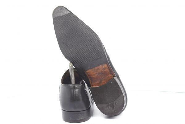 Bexley Leather Wingtip 24.0 Black McKay Dress Shoes Business(USED)