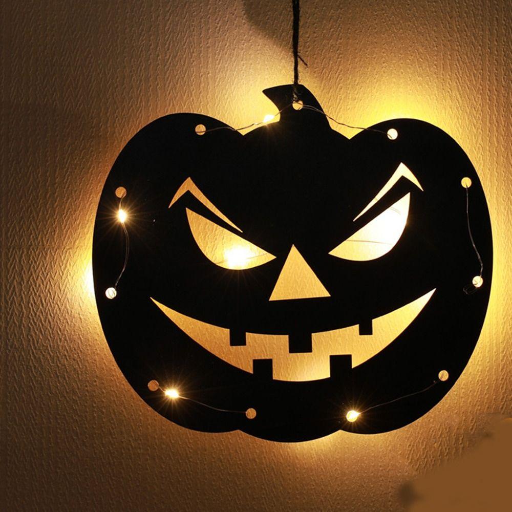 Spider Halloween Hang Tag Light Witch Halloween Front Door Light Spooky Prop