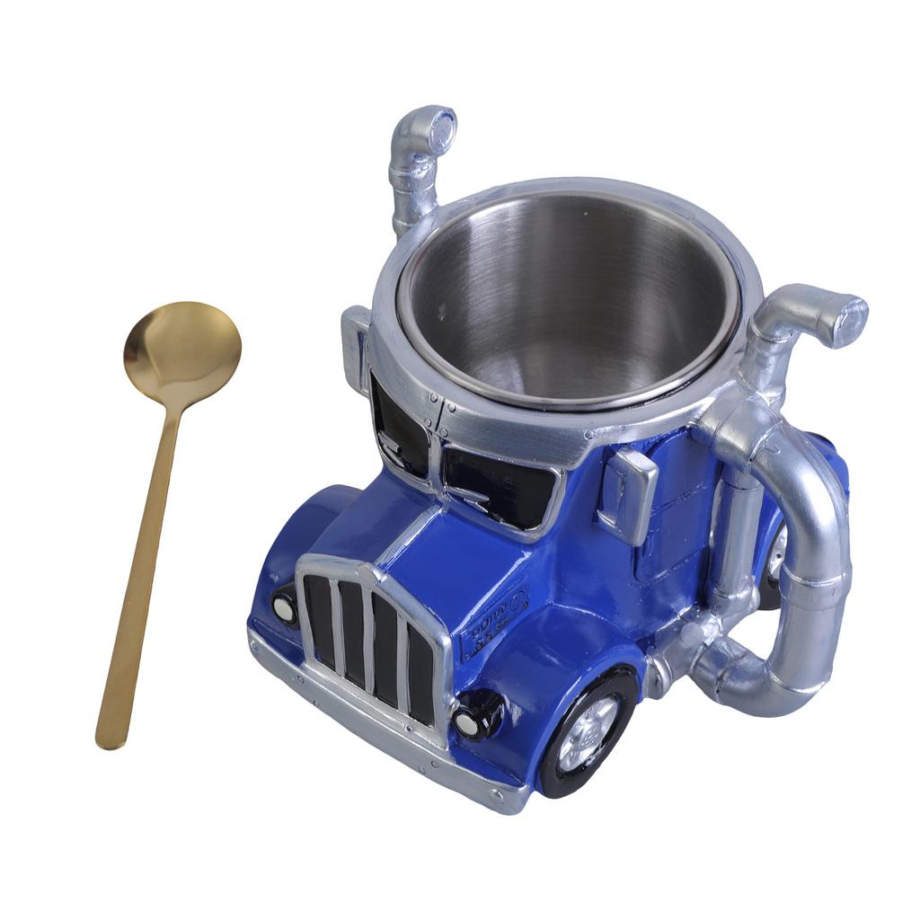 Handgefertigter LKW-Kaffeebecher Trinkbecher Einzigartige LKW-förmige Kaffeetasse für Kaffee- und LKW-Liebhaber Einfach zu benutzen