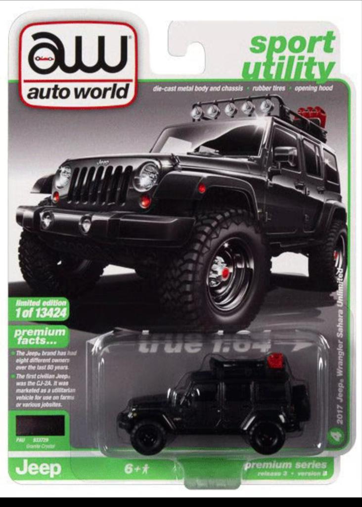 MJTU2 AW Auto World 1/64 FORD DODDGE JEEP Special offer grand collection diecast alloy car model Children's toys and gifts
