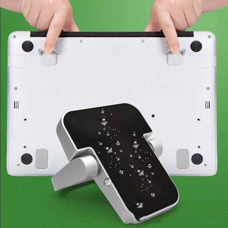 NEW SALE 2Pcs Laptop Stand Mini Portable Holder Foldable Nvisible Laptop Riser Bracket For Macbook Notebook Stand Cooling Holder