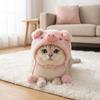 Pet Hat Cute Plush Animal Headwear Various Adorable Soft Photo Prop Cosplay Headgear For Small Cats Puppy Pet Party Decoration