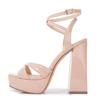 Fashion Designer Platform Ultra High Heels Women Sandals Sexy Fashion Open Toe Buckle Strap Catwalk Nightclub Stripper Shoes