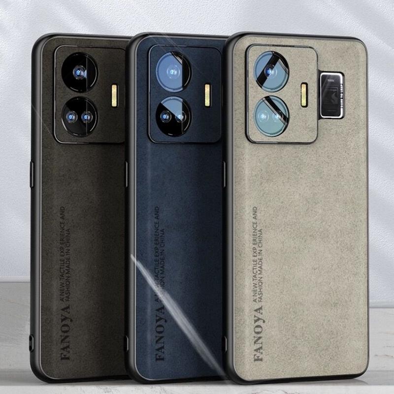 For Realme GT 5 Case Luxury Leather Cover For Realme GT 3 Neo 5 SE GT5 Pro 5G Camera Protection Phone Shell Shockproof Bumper