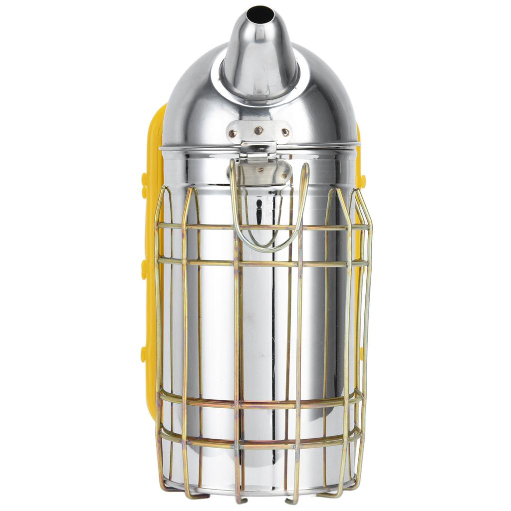 Pointed Beehive Smoker with Heat Protection Board Stainless Steel Bee Smoker for Bee House