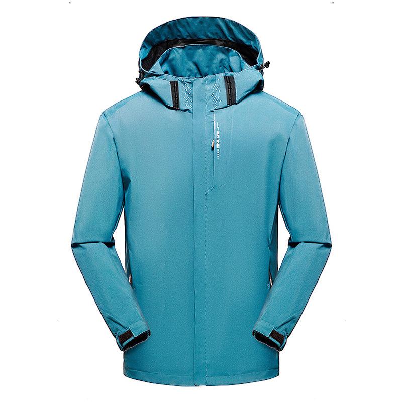 Jackets Men's and Women's Spring and Autumn Thin Windproof Jackets Outdoor Sports Mountaineering Jackets Three-in-one Jackets