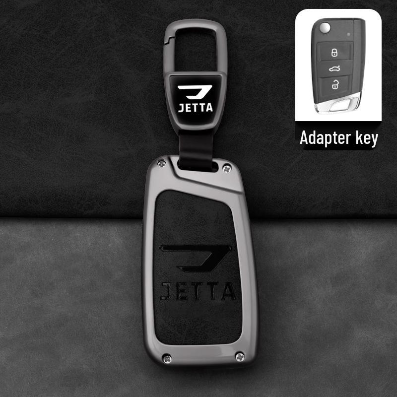 

Volkswagen Key Case for Sagitar, Lavida, Jetta, Passat, Polo, Bora, Tiguan, Magotan, ID.4, ID.6 - Buckle Shell for Men