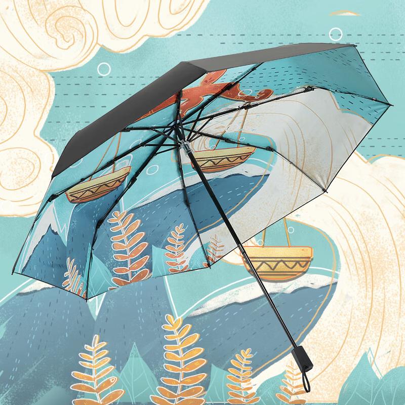 Twelve Constellations Automatic Folding Umbrella