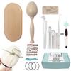 Knit Patch Mending Kit Egg Mushroom Shape Sewing Project Kits Weaving Repair Tool For Clothes Denim Jeans Wool Felt Fabric DIY
