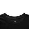 Li-Ning Fitness Series Loose Cool Breathable Comfortable T-Shirt Women tops Black ATSV296-1
