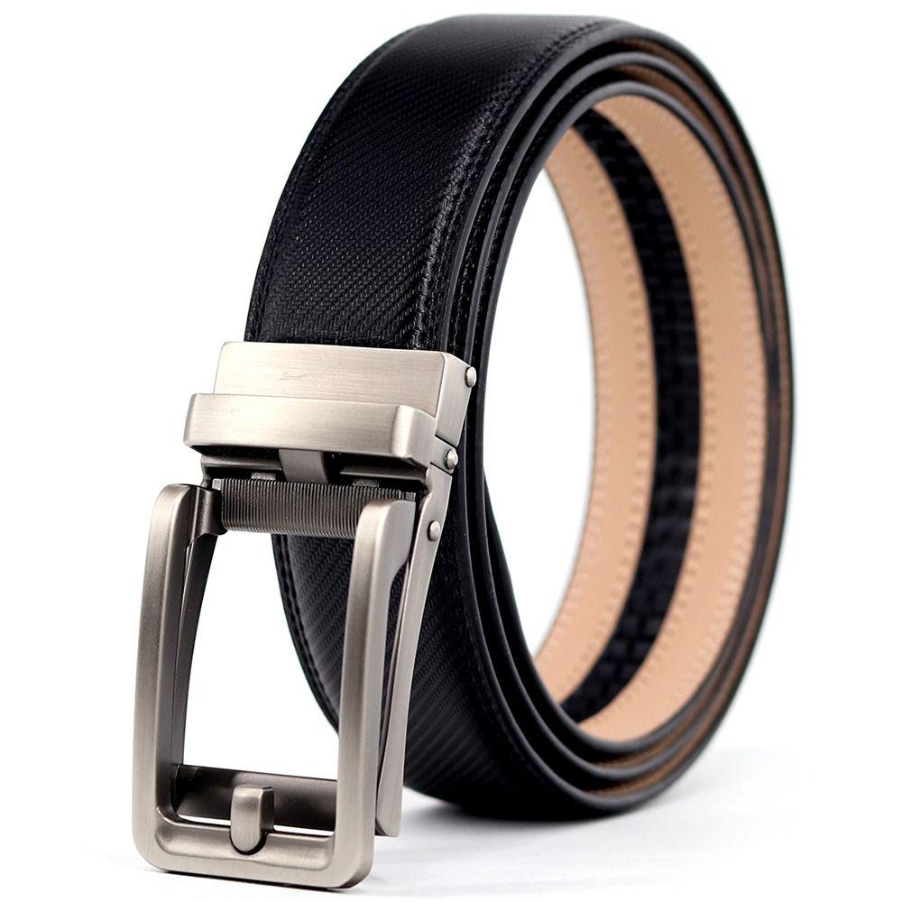 Men's Business Alloy Automatic Buckle Unique Men Plaque Belt Buckles 3.2cm Ratchet Men Accessories Designer Belt Buckle