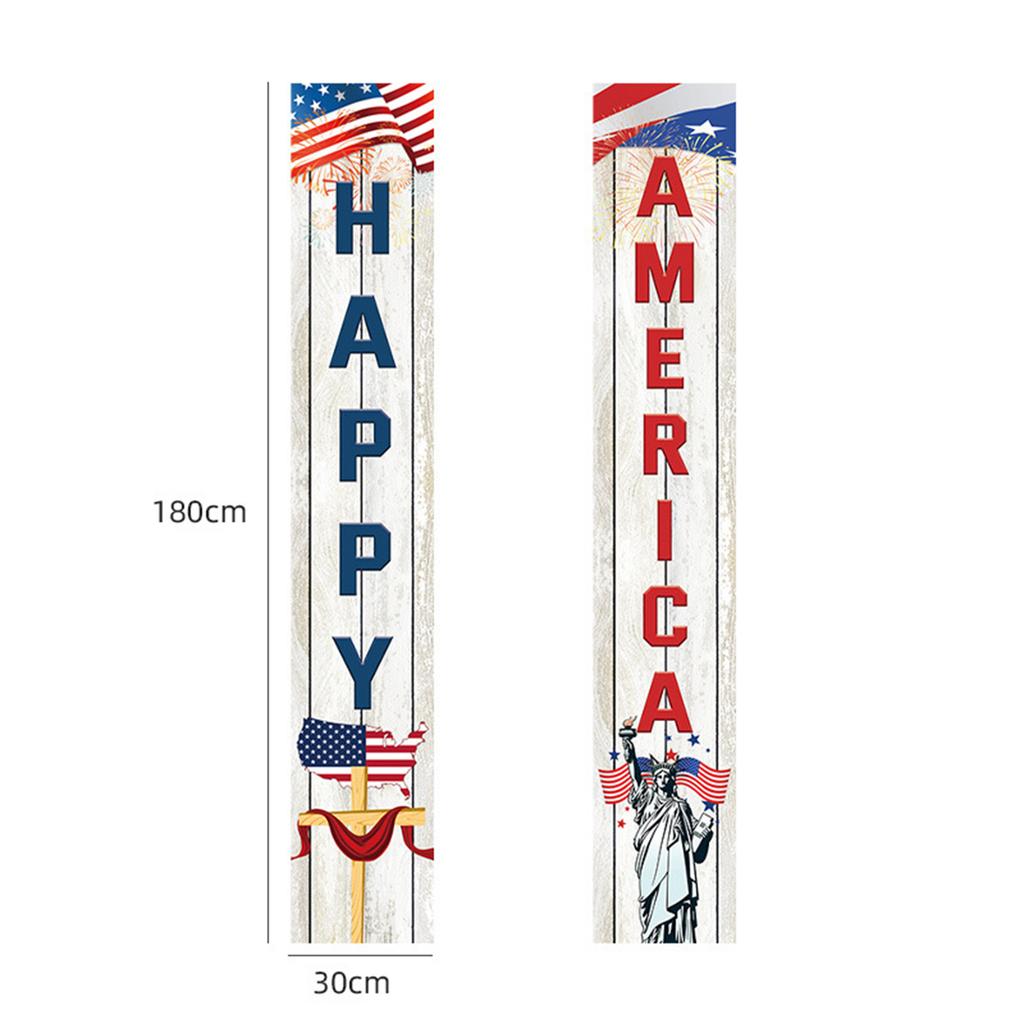 American Independence Day Flag Hanging Door Curtain Door Flag