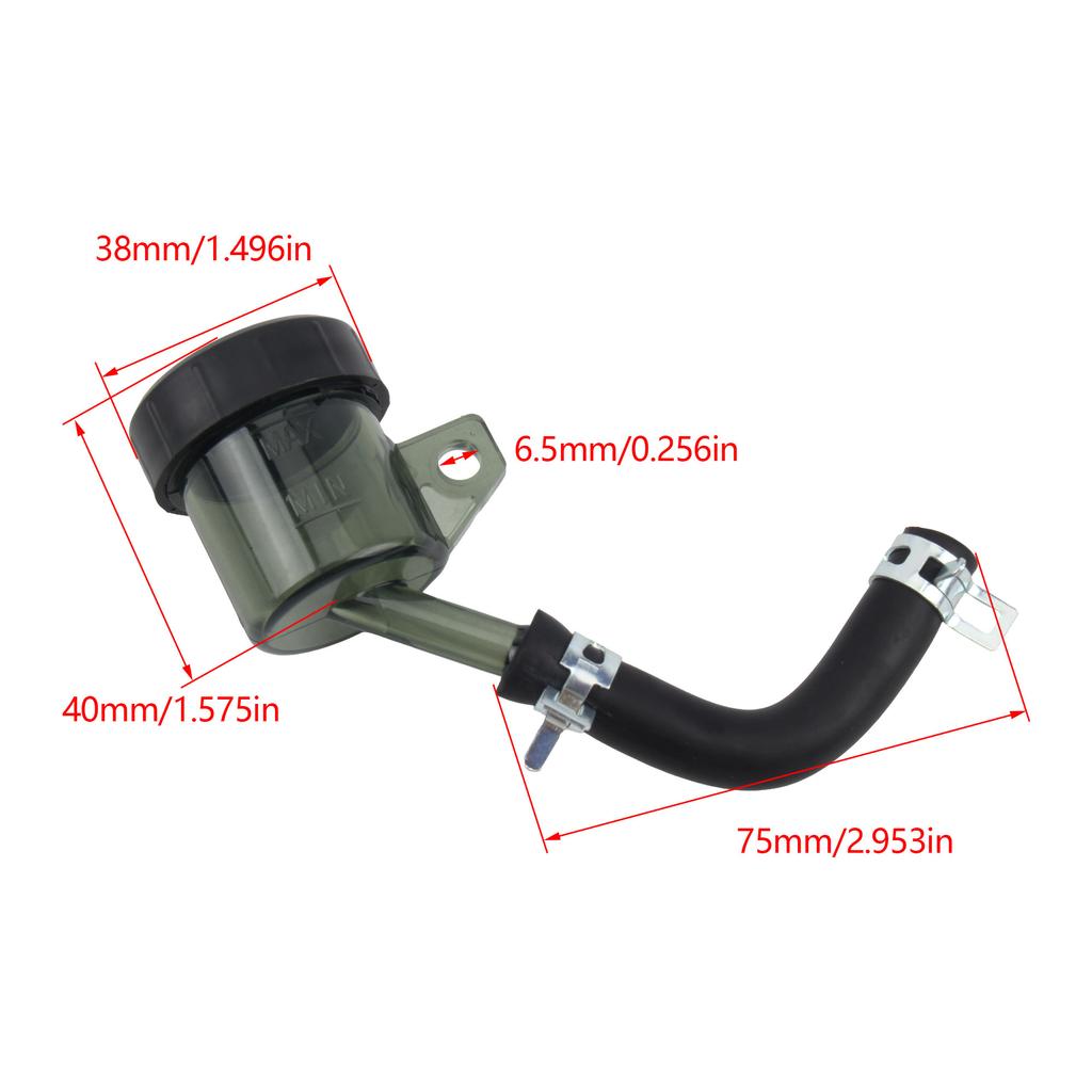 Copo de Óleo do Cilindro Mestre de Freio Traseiro Universal para Motocicleta Dirt Pit Bike Para Honda Suzuki Kawasaki Peças de Reposição de Tuning Enduro