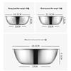 Meichu 3-Piece Stainless Steel Kitchen Basin Set