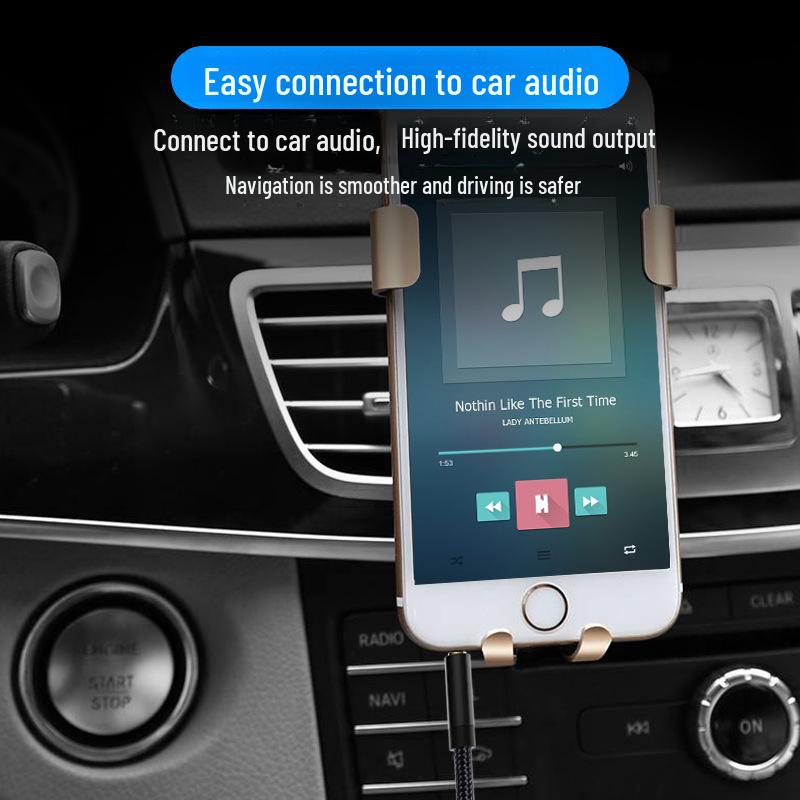 כבל שמע 3.5 מ"מ זכר לזכר לרכב, טלפון נייד, רמקול, אוזניות, מחשב