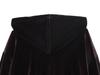 European & American Style Hooded Velvet Coat and Wide-Leg Pants - Autumn Collection