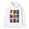 Kids Boys Girls Pullover Hoodie, Cute Superhero Cartoon Printed Long Sleeve Casual Sweatshirt, Comfortable Hooded Top for Daily Wear and Party Gift