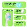 8/16Pcs Portable And Individually Packaged 3-In-1 Brush Head Toothbrush Floss Disposable Toothbrush For Adults On Business Trips