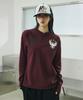 SCALLYWAG Falcon Henley Neck Long Sleeve [Wine]