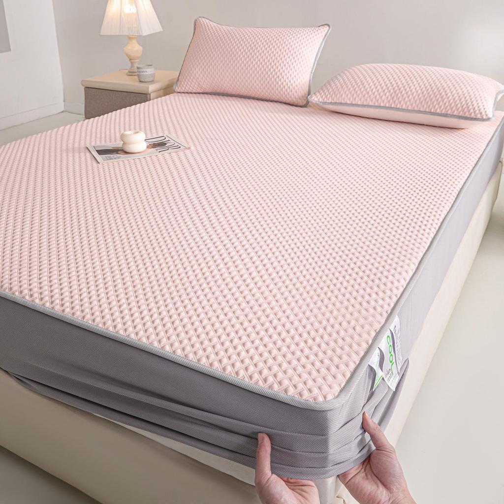 Class A Ice Silk Cooling Mat for Mother-Baby - Summer Bestseller, Washable, Fitted Sheet Design