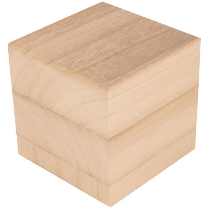Wooden Object - Artemio - Wooden Cube - 10 Cm - Child Decoration - Mixed