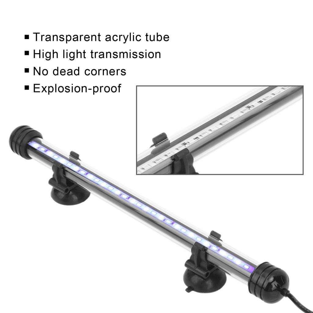 Aquarium Light Waterproof Fish Lighting with LED Light 3 Modes Dimmable