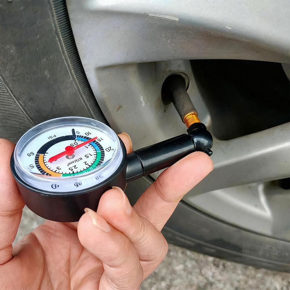 Auto Auto Reifendruckmesser Meter Automobil Hochpräziser Reifenluftdruck Fahrzeugtester 0-50 PSI Für Auto Motorrad