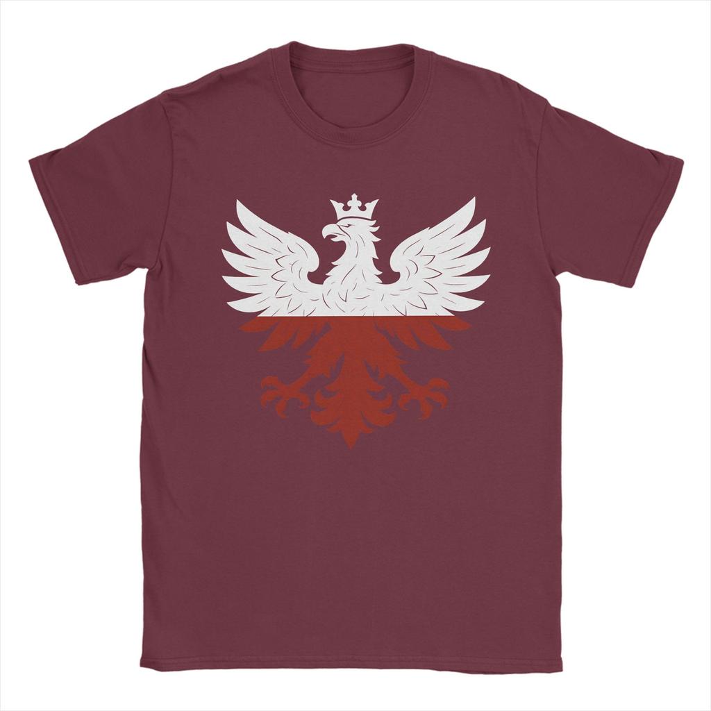 Poland Polska Eagle Flag T Shirts Unisexs Cotton Fashion Tshirts O Neck Tee Shirt Short Sleeve Clothes Gift Idea