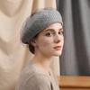 French Style Painter Hat Net Beanie Cap Vintage Mesh Wool Beret  Girl